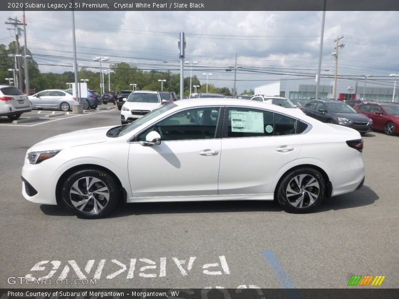 Crystal White Pearl / Slate Black 2020 Subaru Legacy 2.5i Premium