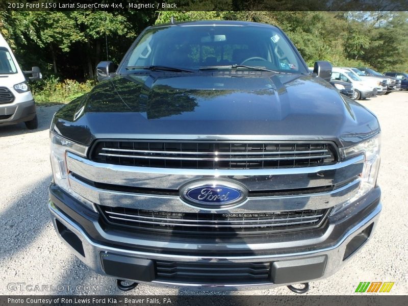 Magnetic / Black 2019 Ford F150 Lariat SuperCrew 4x4