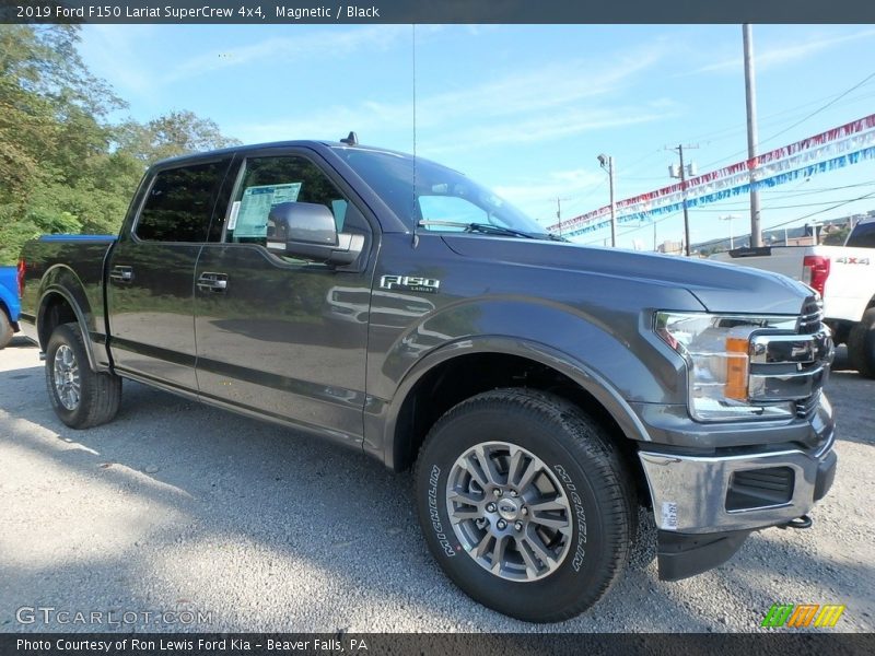 Magnetic / Black 2019 Ford F150 Lariat SuperCrew 4x4