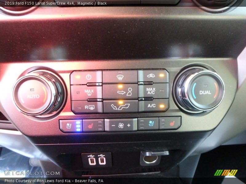 Magnetic / Black 2019 Ford F150 Lariat SuperCrew 4x4