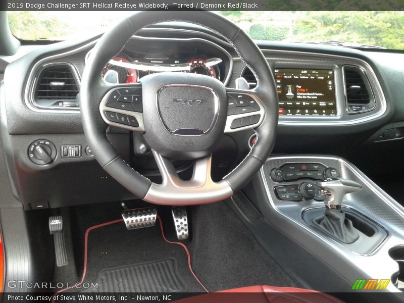 Dashboard of 2019 Challenger SRT Hellcat Redeye Widebody
