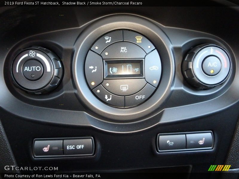 Controls of 2019 Fiesta ST Hatchback