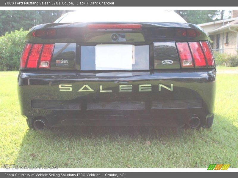Black / Dark Charcoal 2000 Ford Mustang Saleen S281 Coupe