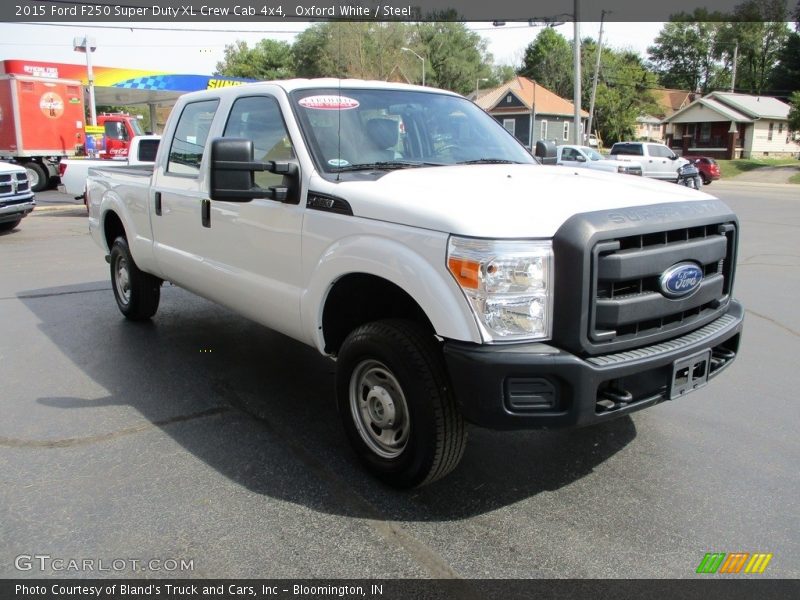 Oxford White / Steel 2015 Ford F250 Super Duty XL Crew Cab 4x4