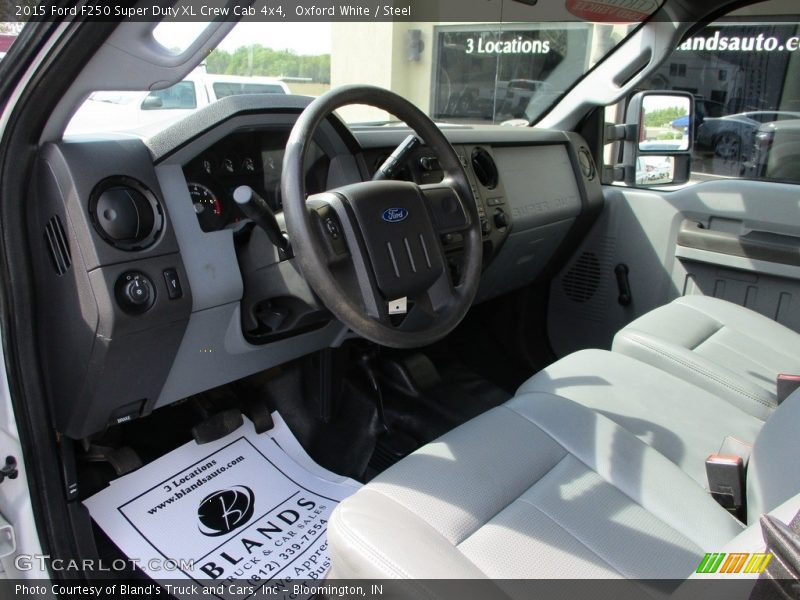 Oxford White / Steel 2015 Ford F250 Super Duty XL Crew Cab 4x4