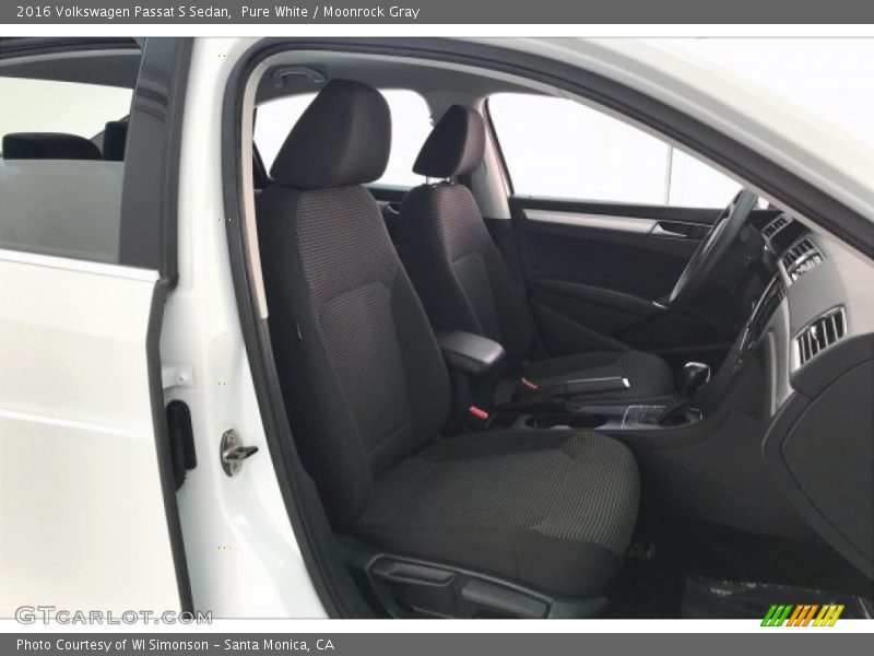 Pure White / Moonrock Gray 2016 Volkswagen Passat S Sedan