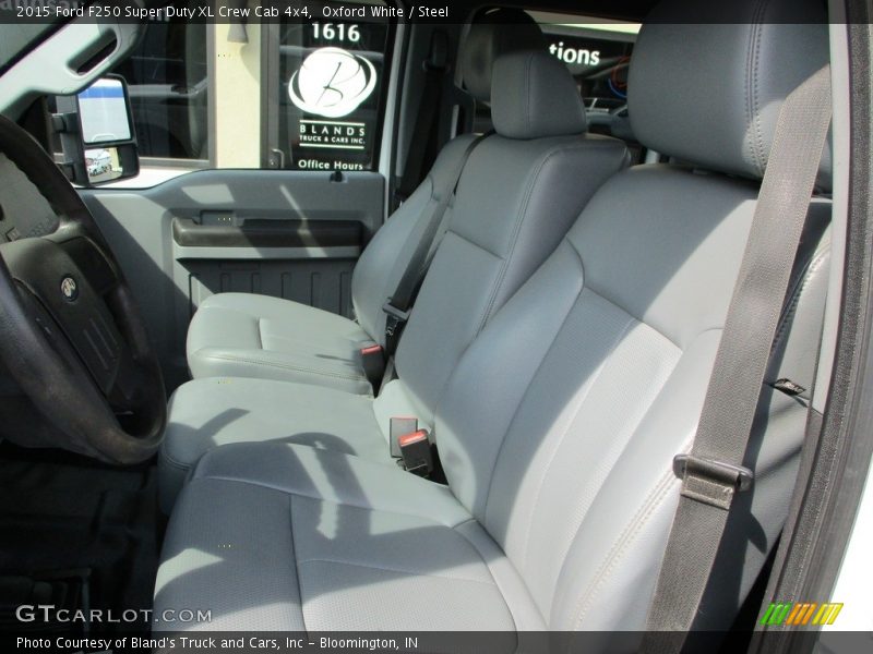Oxford White / Steel 2015 Ford F250 Super Duty XL Crew Cab 4x4