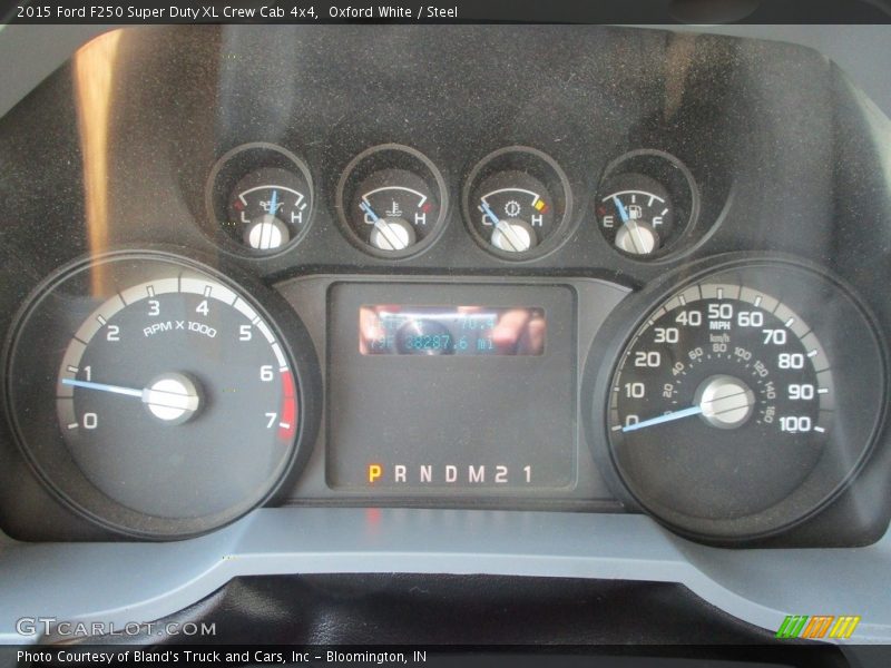 Oxford White / Steel 2015 Ford F250 Super Duty XL Crew Cab 4x4