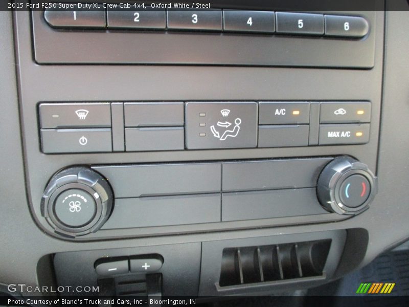 Oxford White / Steel 2015 Ford F250 Super Duty XL Crew Cab 4x4