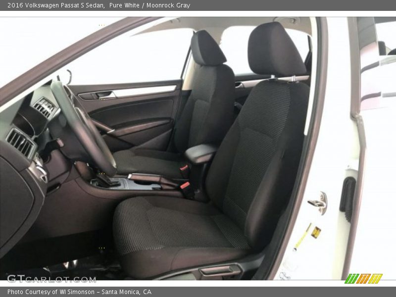 Pure White / Moonrock Gray 2016 Volkswagen Passat S Sedan