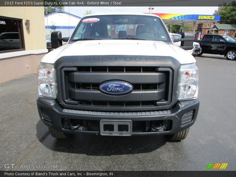 Oxford White / Steel 2015 Ford F250 Super Duty XL Crew Cab 4x4
