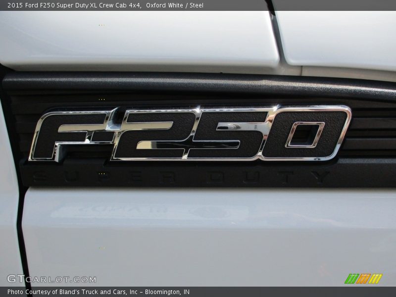 Oxford White / Steel 2015 Ford F250 Super Duty XL Crew Cab 4x4