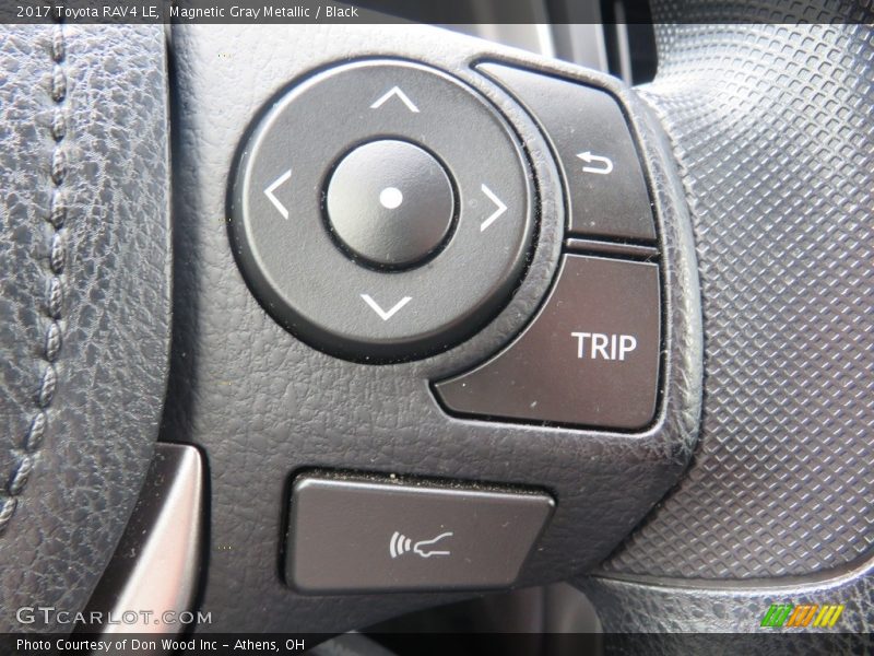Magnetic Gray Metallic / Black 2017 Toyota RAV4 LE