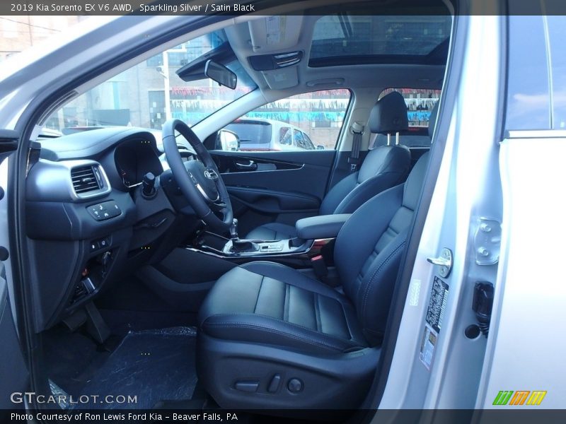 Front Seat of 2019 Sorento EX V6 AWD