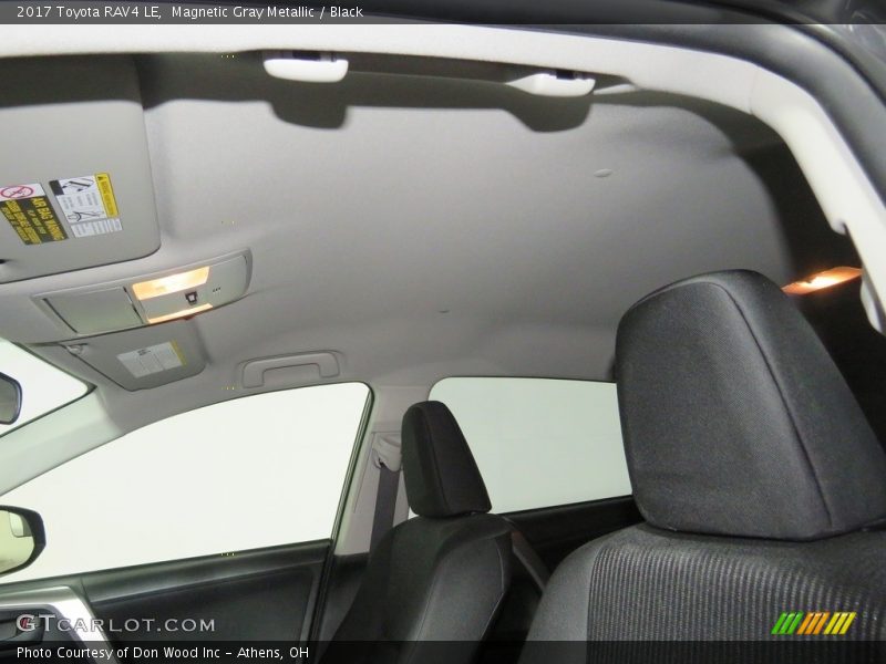 Magnetic Gray Metallic / Black 2017 Toyota RAV4 LE
