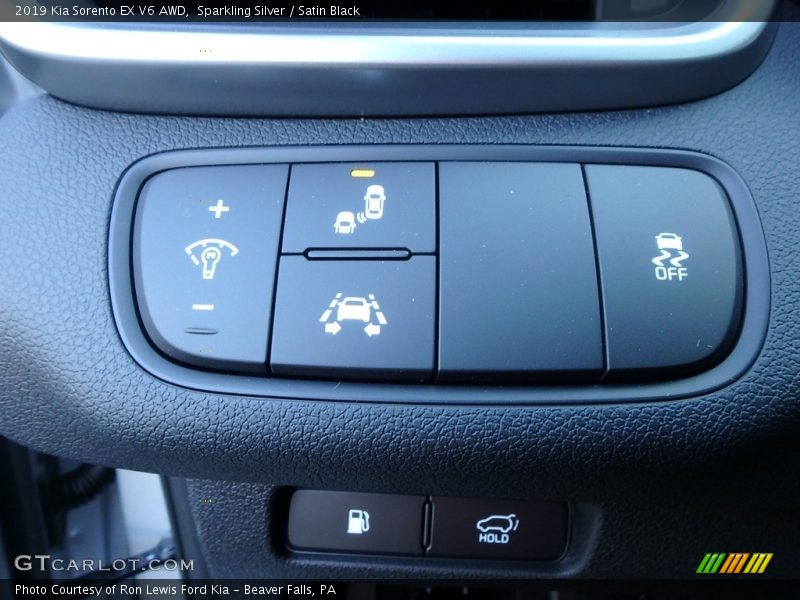 Controls of 2019 Sorento EX V6 AWD