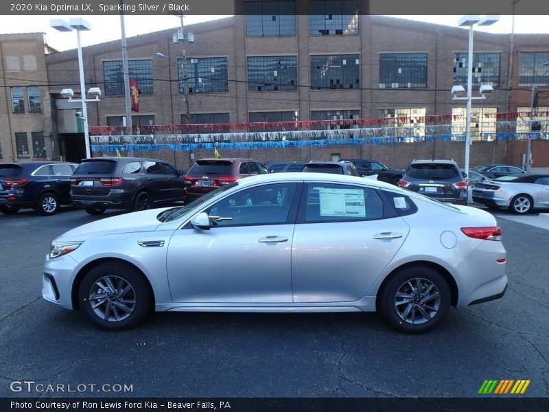 Sparkling Silver / Black 2020 Kia Optima LX