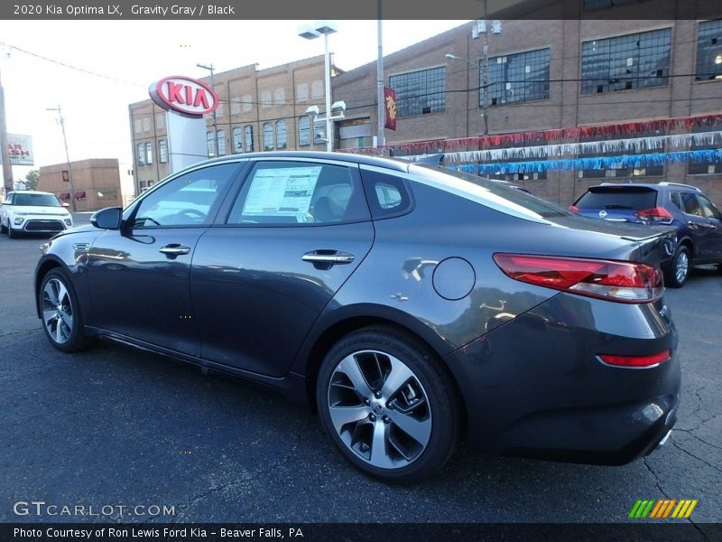 Gravity Gray / Black 2020 Kia Optima LX