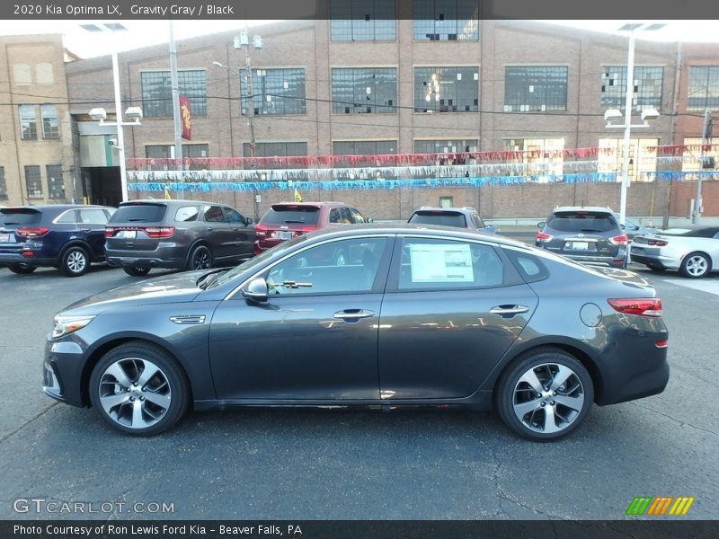 Gravity Gray / Black 2020 Kia Optima LX