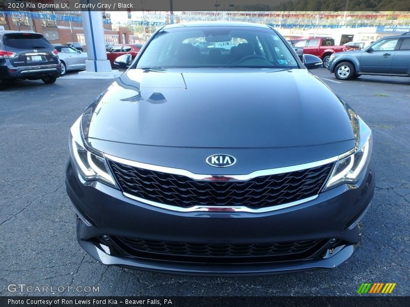 Gravity Gray / Black 2020 Kia Optima LX