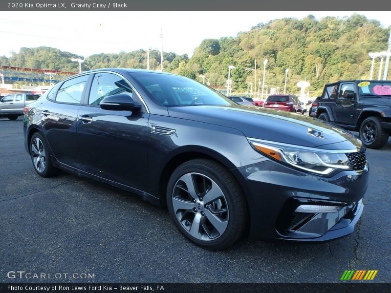Gravity Gray / Black 2020 Kia Optima LX