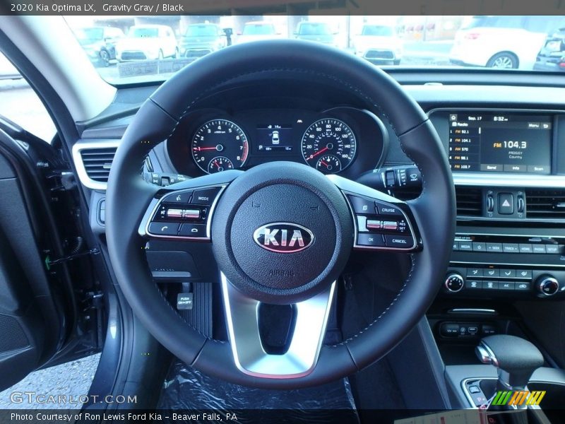 Gravity Gray / Black 2020 Kia Optima LX