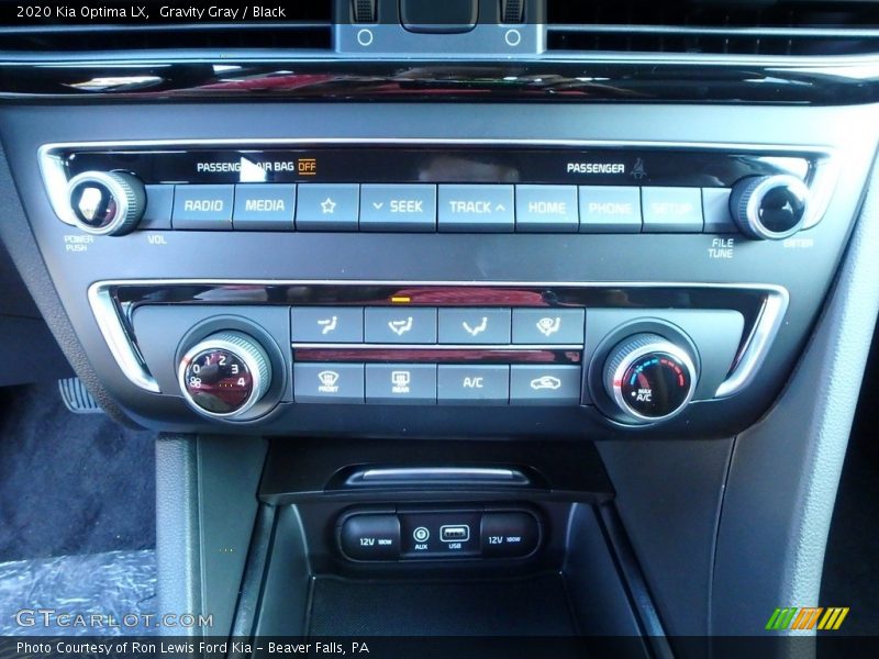 Gravity Gray / Black 2020 Kia Optima LX
