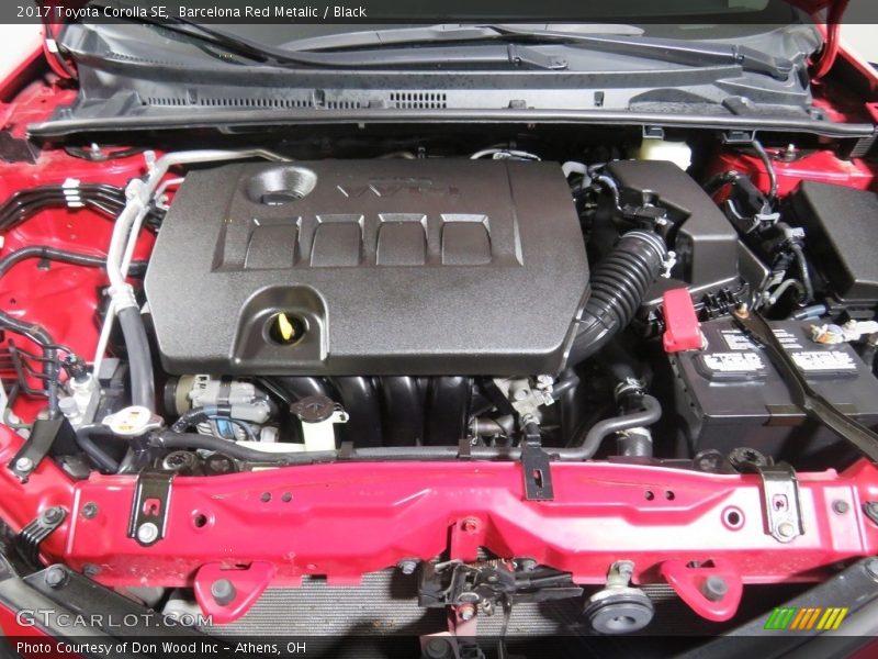 Barcelona Red Metalic / Black 2017 Toyota Corolla SE