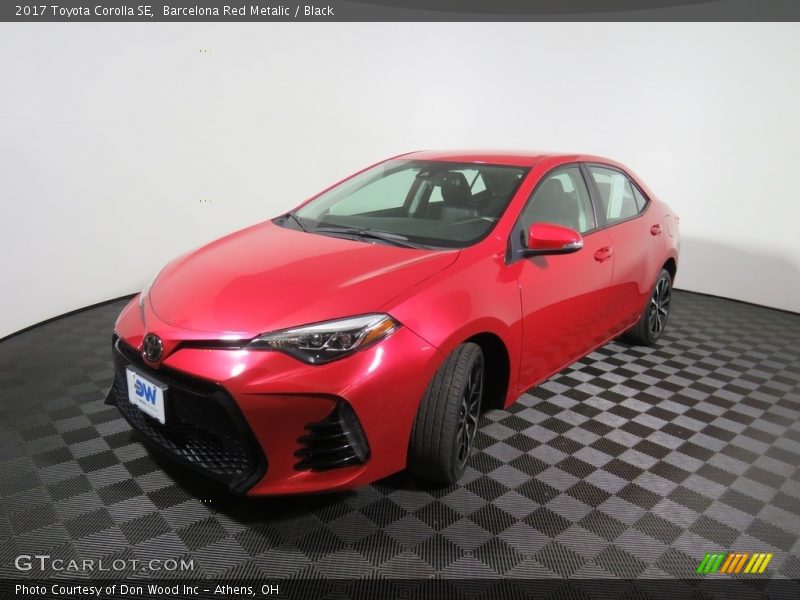 Barcelona Red Metalic / Black 2017 Toyota Corolla SE