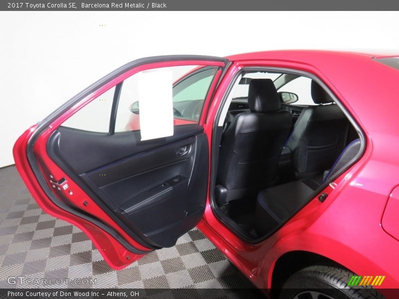 Barcelona Red Metalic / Black 2017 Toyota Corolla SE