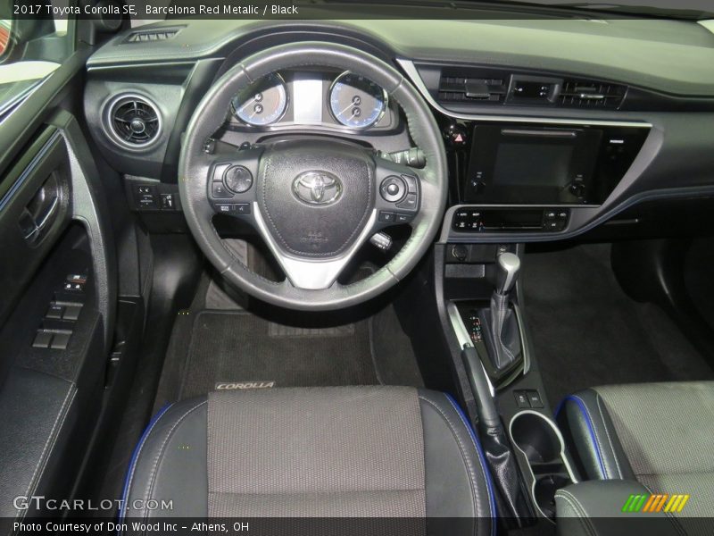 Barcelona Red Metalic / Black 2017 Toyota Corolla SE