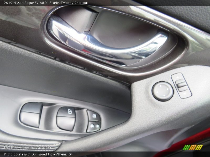 Scarlet Ember / Charcoal 2019 Nissan Rogue SV AWD