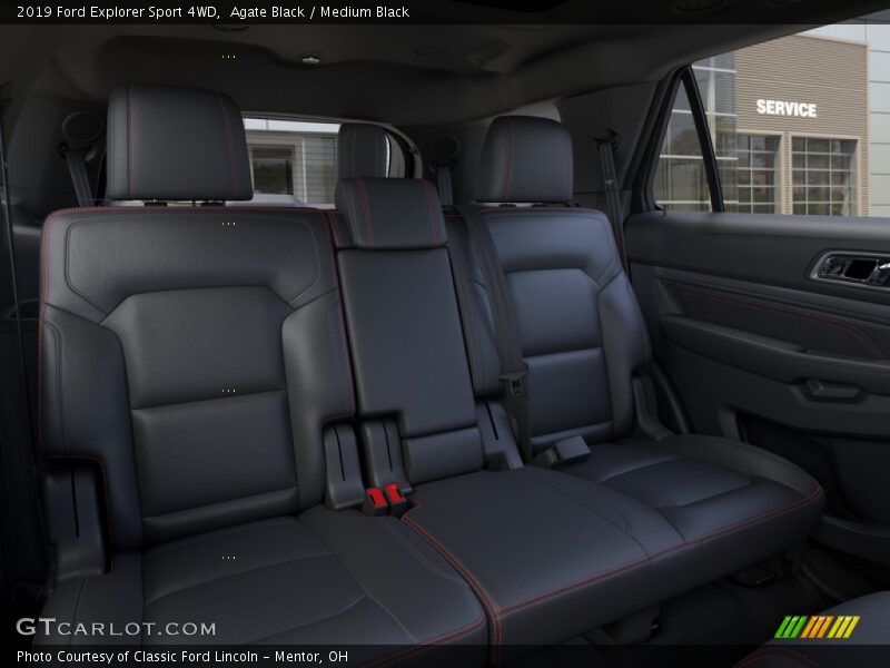 Agate Black / Medium Black 2019 Ford Explorer Sport 4WD