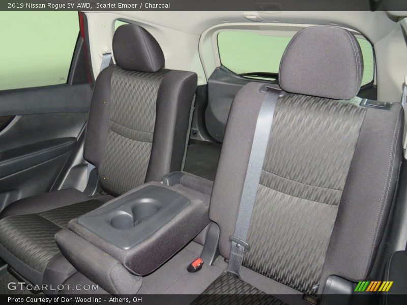 Scarlet Ember / Charcoal 2019 Nissan Rogue SV AWD
