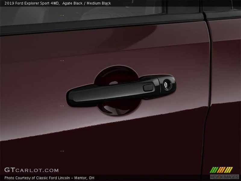 Agate Black / Medium Black 2019 Ford Explorer Sport 4WD