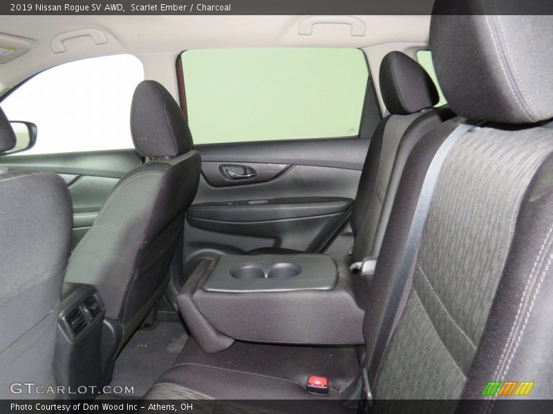 Scarlet Ember / Charcoal 2019 Nissan Rogue SV AWD