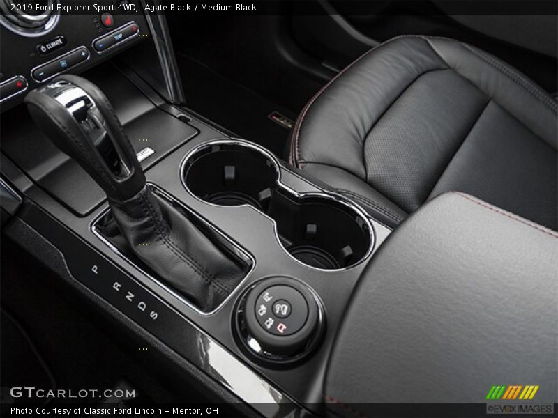 Agate Black / Medium Black 2019 Ford Explorer Sport 4WD