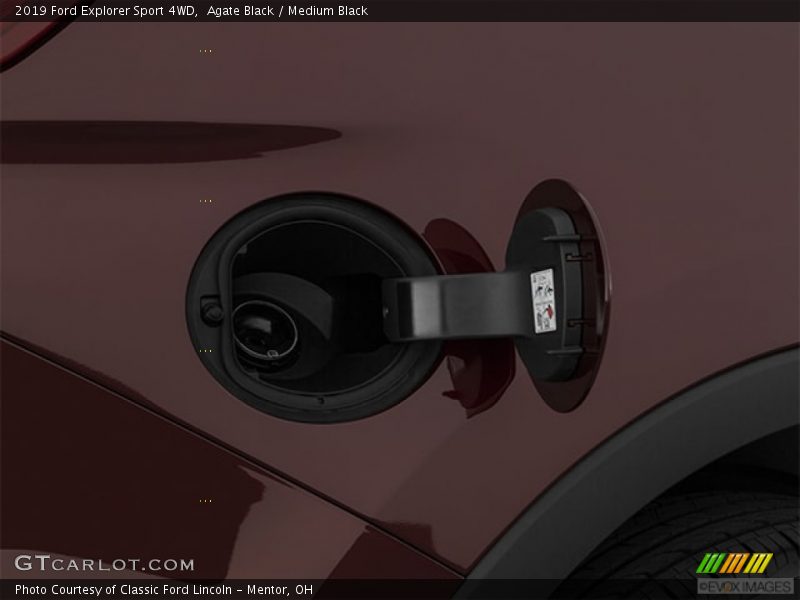 Agate Black / Medium Black 2019 Ford Explorer Sport 4WD