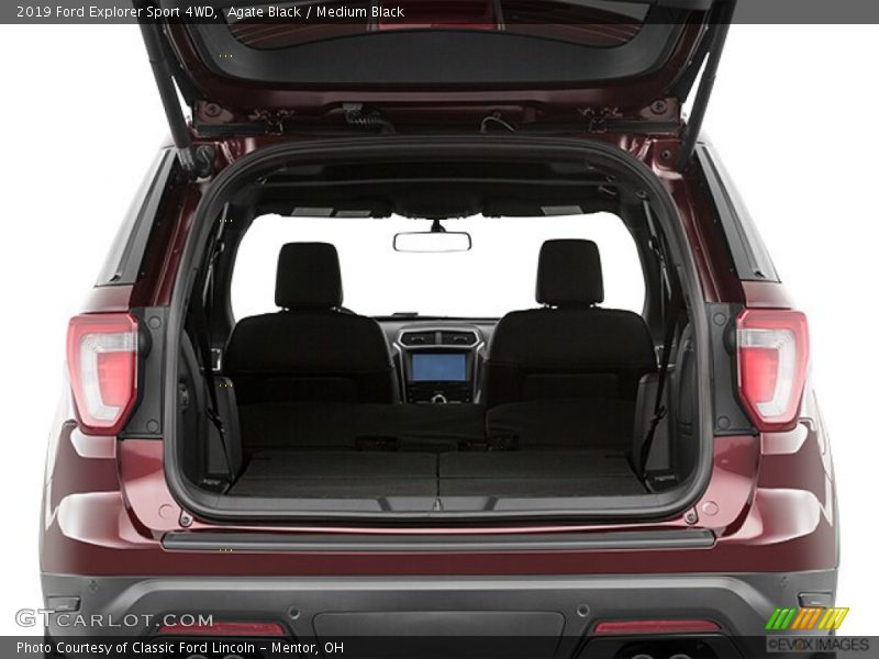 Agate Black / Medium Black 2019 Ford Explorer Sport 4WD