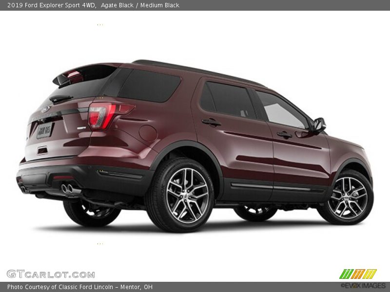 Agate Black / Medium Black 2019 Ford Explorer Sport 4WD