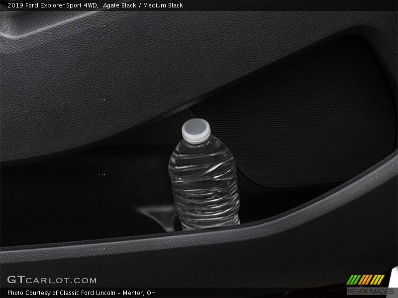 Agate Black / Medium Black 2019 Ford Explorer Sport 4WD