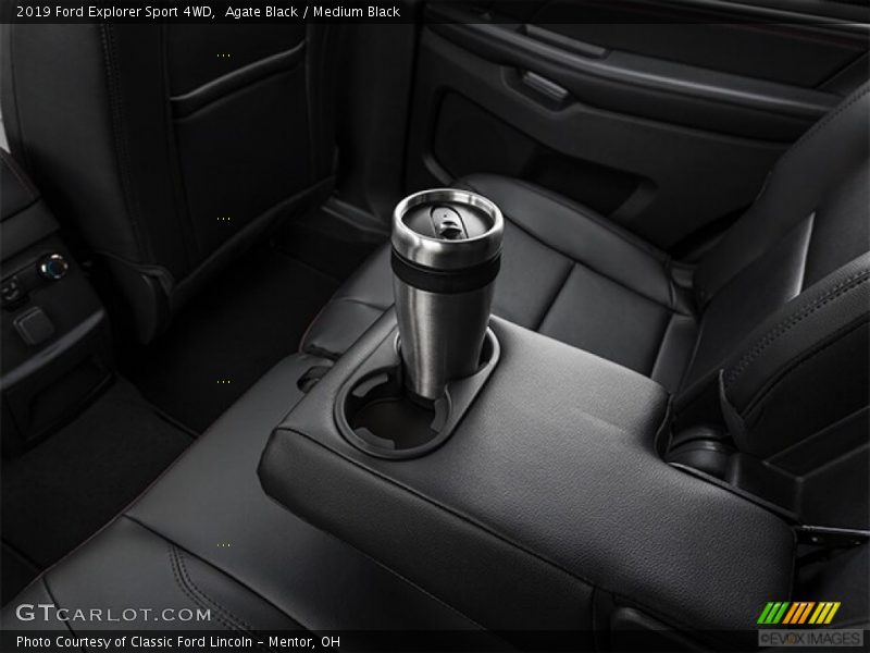 Agate Black / Medium Black 2019 Ford Explorer Sport 4WD
