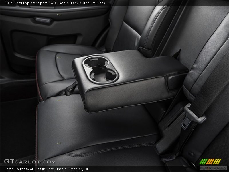 Agate Black / Medium Black 2019 Ford Explorer Sport 4WD