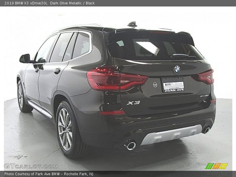 Dark Olive Metallic / Black 2019 BMW X3 xDrive30i