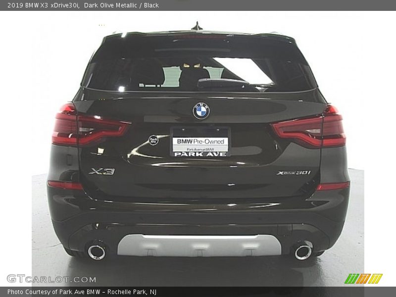 Dark Olive Metallic / Black 2019 BMW X3 xDrive30i