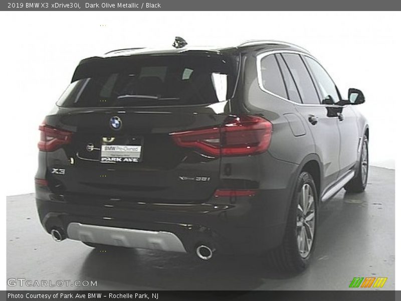 Dark Olive Metallic / Black 2019 BMW X3 xDrive30i
