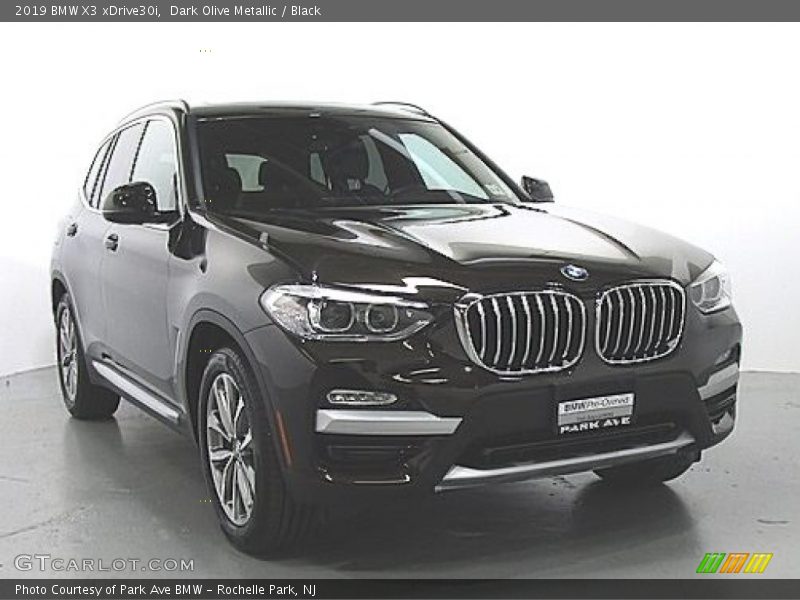 Dark Olive Metallic / Black 2019 BMW X3 xDrive30i
