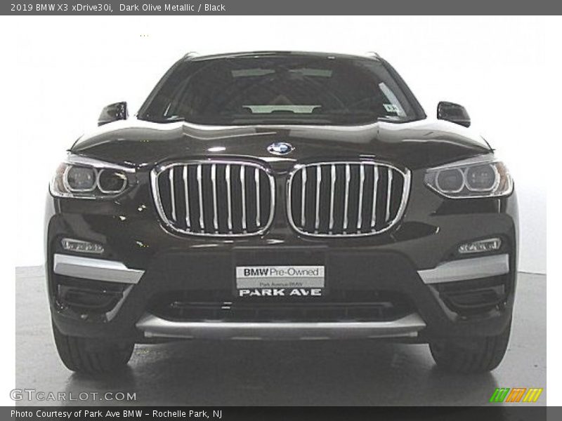 Dark Olive Metallic / Black 2019 BMW X3 xDrive30i