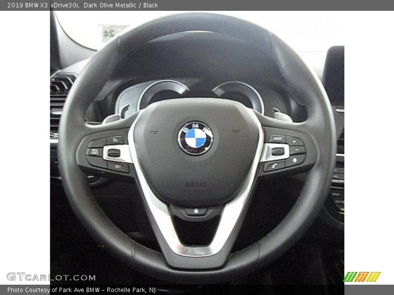 Dark Olive Metallic / Black 2019 BMW X3 xDrive30i