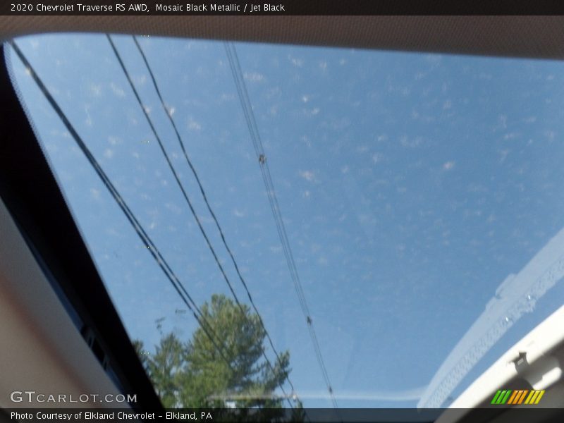 Mosaic Black Metallic / Jet Black 2020 Chevrolet Traverse RS AWD